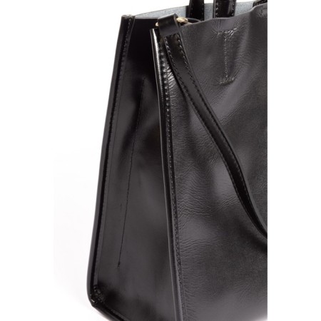 Bag Tout Women, Genuine leather, Ludor black, 30x10x27 cm-2
