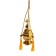 Suspension censer in a car, incense, 4 x 10.5 cm