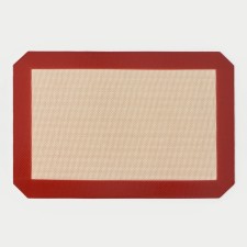 Армированный коврик для выпечки Доляна, силикон, 30×20 см, цвет бежевый