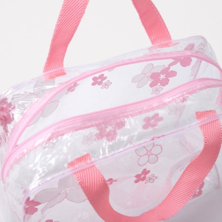 Lightning cosmetic bag, pink color-2