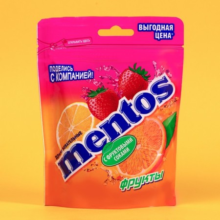 Chewing sweets MENTOS "MIX" Assorted, 95 g