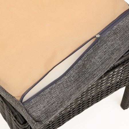 Sadovy Pouffe "Farell", weaving: artificial rattan, 39 x 39 x 39 cm-4