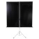 Production screen 200 x 200 cm, Brauberg tripod, matte, on a tripod
