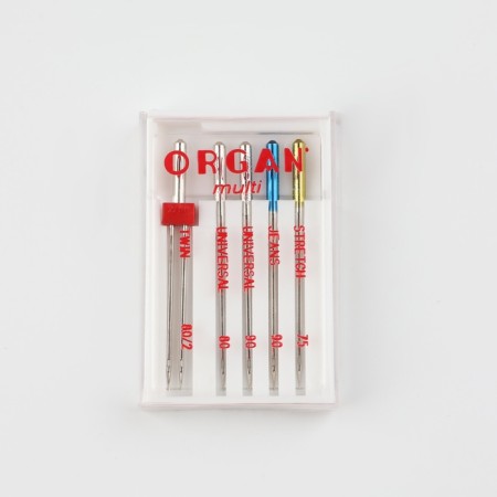 Needles for household sewing machines, Multi No. 75/80/90, 5 pcs-3