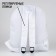 School textile school with lacing, white color