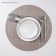 Serving napkin on the table “DI”, D = 38 cm, beige color