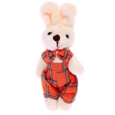 Soft toy "rabbit", cage, on suspension, species mix-3