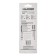 Trapezi -shaped knife Harden 570321, closed, aluminum corps, 18 mm