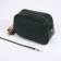 Bag Cross-Bodi with a zipper, green color