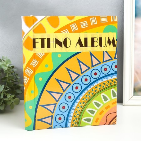 Photo album magnetic 20 sheets "Ethnic patterns" 29x24x2 cm