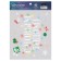 Interior sticker with a luminous layer "Happy New Year", 21 x 29.7 cm, New Year