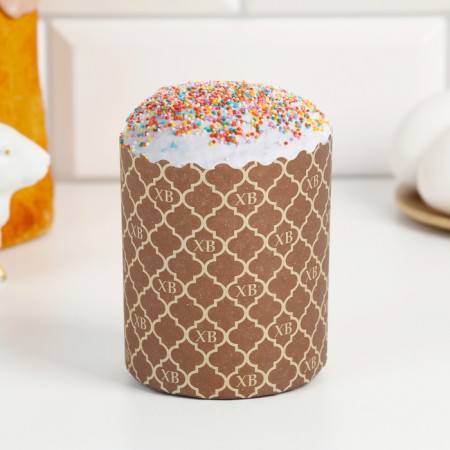 Paper form for cupcake, muffins and kulich "GV Golden" 70 x 85 mm