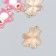 Decor for creativity metal, enamel "Pink Bear" gold 2.2x2.7 cm