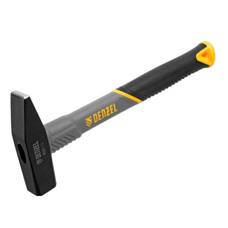 Denzel 10484 locksmith hammer, TPR coating, Fiberglass handle, 400g