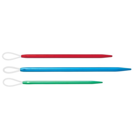 Neaples for wool with a flexible ear, aluminum, 3 pcs. in assortment-2