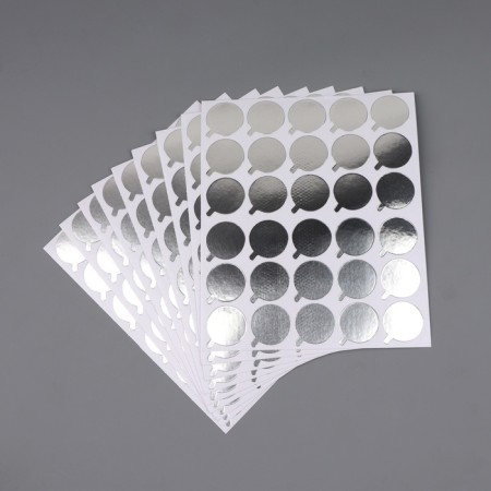 Tablet for eyelash extensions, set - 10 sheets, silver color-3