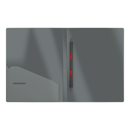 Folder with a spring -fed A4, 600 microns, a root of 17 mm, Erichkrause Megapolis, up to 150 sheets, mix-1