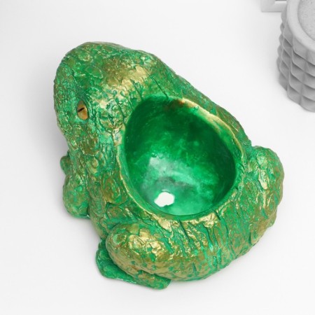 Figure Kashpo "Toad" 8x13x10cm, Green-4