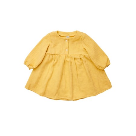Summer set for a girl, height 98 cm, yellow color-2
