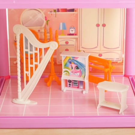 House for dolls "Puppet House" with furniture and accessories-5