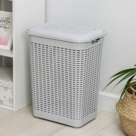 Babel basket with a lid, 50 l, 42 × 31 × 56 cm, color mix-3