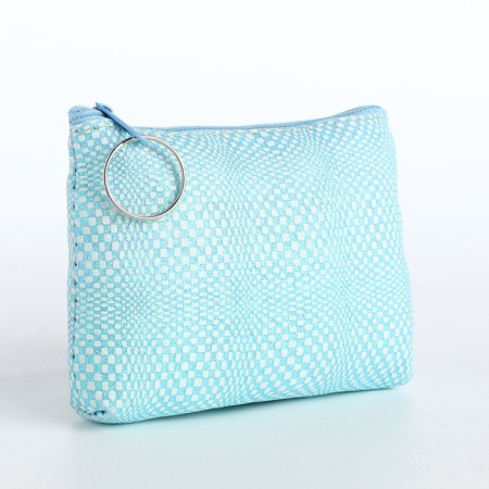 Women's wallet with lightning, blue color-1