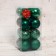 Set of balls plastic D-6 cm, 16 pcs "Theon Patterns" Green