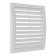 Ventilation grate "Vento" 1717uvr, 170x170 mm, reinforced, detachable, white