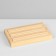 Stand for rings, 3 stripes, wood, 15 × 10 × 2, cm color white