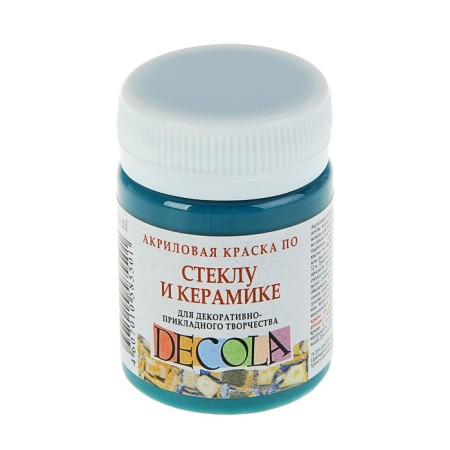 Decola glass paint and ceramics, 50 ml, turquoise, 4028507