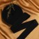 Linen gum, 50 mm, 25 m, black color