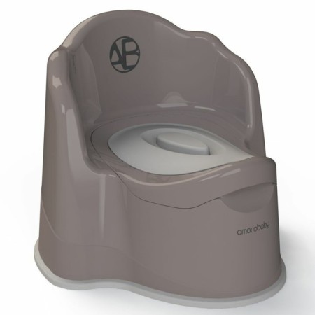 Pot children's Amarobaby Ergonomic, with a lid, color gray color