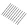 LOUM metal drill, HSS, cylindrical shank, 4 x 75 mm, 10 pcs.