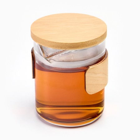 A set for the tea ceremony 4 items, for 2 persons, a cup, a kettle-2