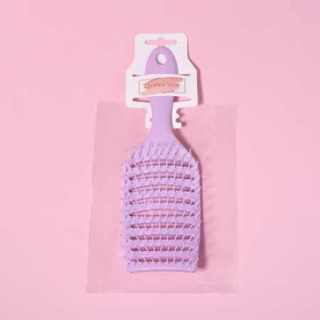 The comb is massage, wide, ventilated, 7.5 × 23 cm, color mix-5