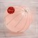 Ball plastic D-20 cm "Nicole" pink