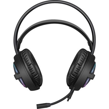 Headphones Defender DEXTER, game, full -size, microphone, USB, backlight, black-4