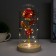 Nightlight "Red Flower" LED from batteries 3haaa 11x11x21.5 cm Risalux