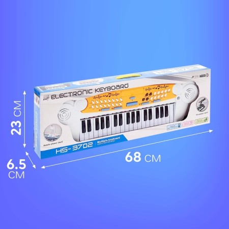 Synthesizer "Melody", 37 keys, with a microphone-4