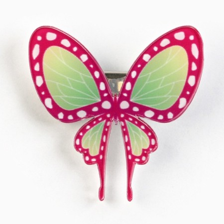 Hair clips on the postcard "The Young", 2.7 x 3.7 x 1 cm-2