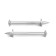 Dowel-gvo "Tundra", Gvozdeva, for the mounting gun, galvanized, 4.5x60 mm, 0.5 kg