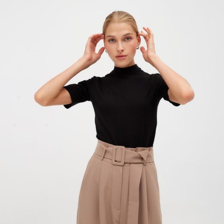 Jumper (body) Women's minku slim fit: Black color, river 42-4