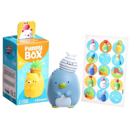 Funny Box game set, animals, mix-7