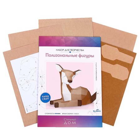 Polygonal figures. "Deer"-1