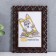 Photo frame 10x15 cm plastic L-7 nut (plastic screen)