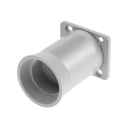 Furniture support, h-65, silver metallic color-1