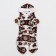 Kombinson "Deer" with a hood, size L (DS 35 cm, og 45 cm, Osh 35 cm), brown