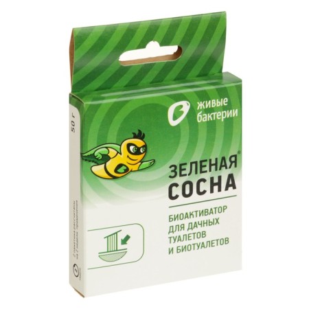 Bioactivator for country toilets and cesspools "Green Pine", UP., 2 doses, 50 g