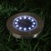 Garden lamp on the sunny battery, 11.5 × 13 × 11.5 cm, 12 LED, glow white glow