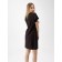 Night shirt female love, size 50, black color